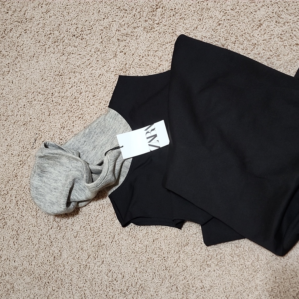 Zara hooded dress